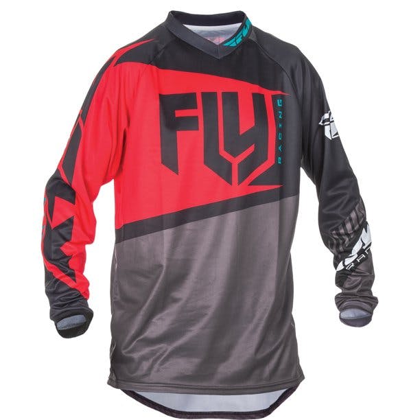FLY RACING F-16 JERSEY RED/BLACK/GREY