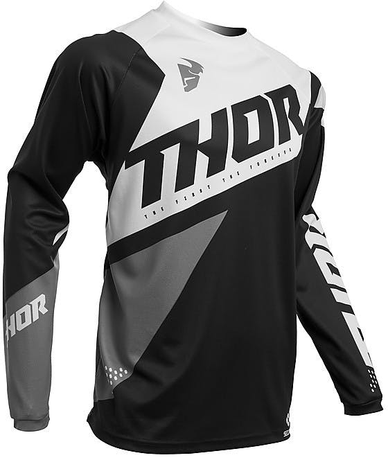 Moto Cross Enduro Thor SECTOR Blade Jersey Black White