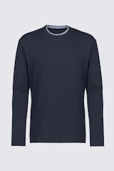 Langærmet herre/unisex sweater til nat- og hjemmehygge med FIR Biokeramisk energi