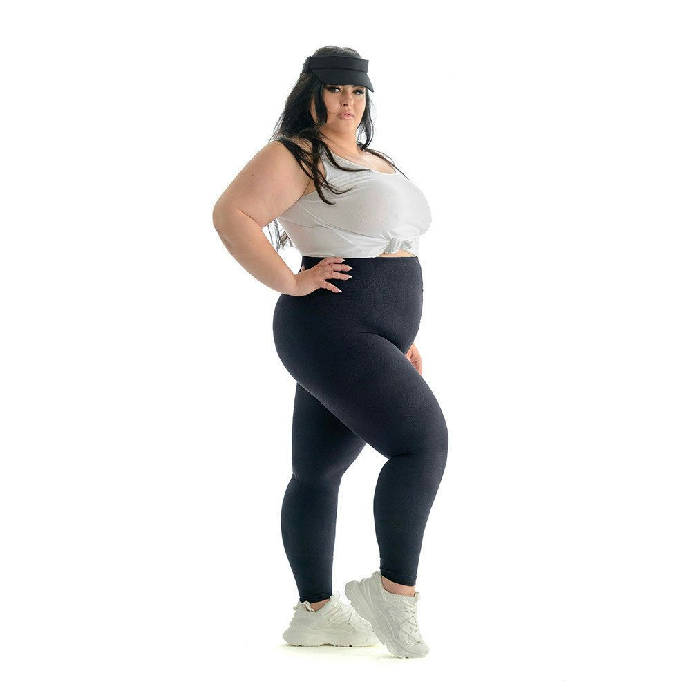 Leggings Be You Curvy Nero + Kortærmet top Nero