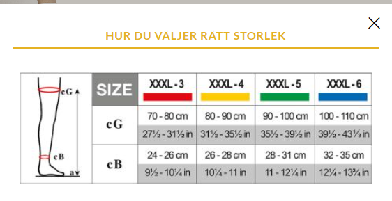 Solidea Anti trombo XL Kompression 15-18 mmHg