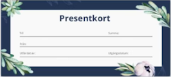 Köp till ett fysiskt presentkort