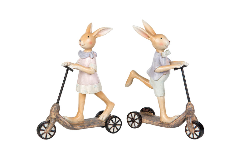 Kanin - Pojk på cykel - 12 cm