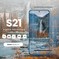 Samsung Galaxy S21 5G - Härdat Glas 9H - Super Kvalitet 3D