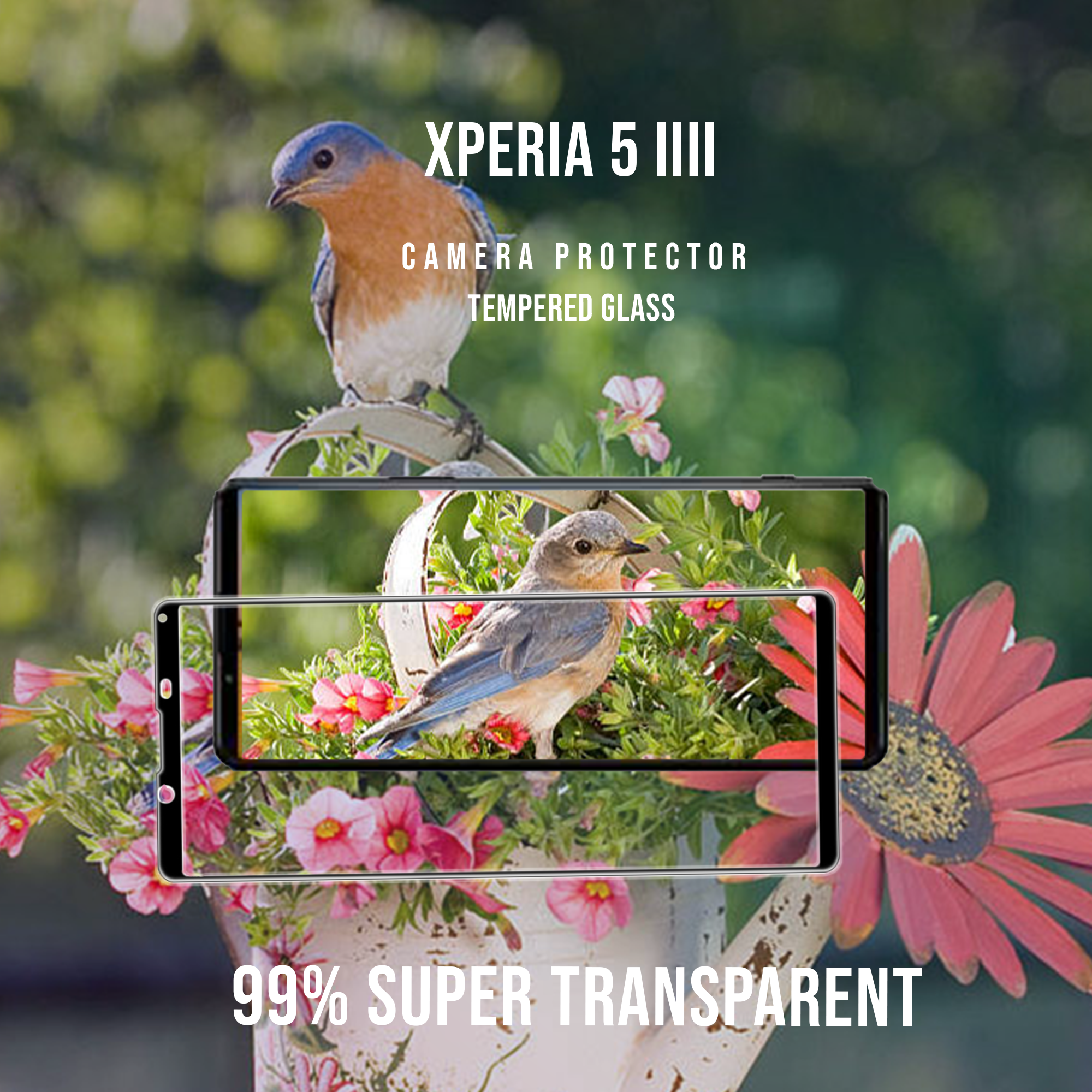 Sony Xperia 5 III - 9H Härdat Glass - Super kvalitet 3D