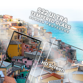 2-PACK Samsung S22 ULTRA - 9H Härdat Glass - 3D Super Kvalitet