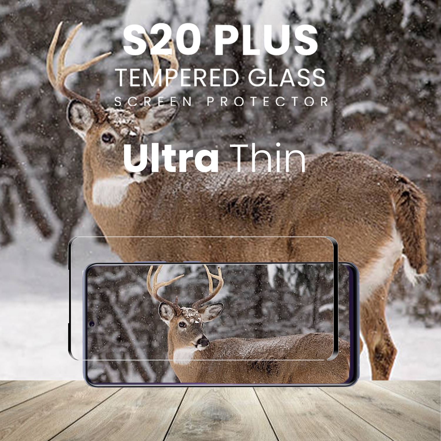 Samsung S20 PLUS - 9H Härdat Glass - 3D Super Kvalitet