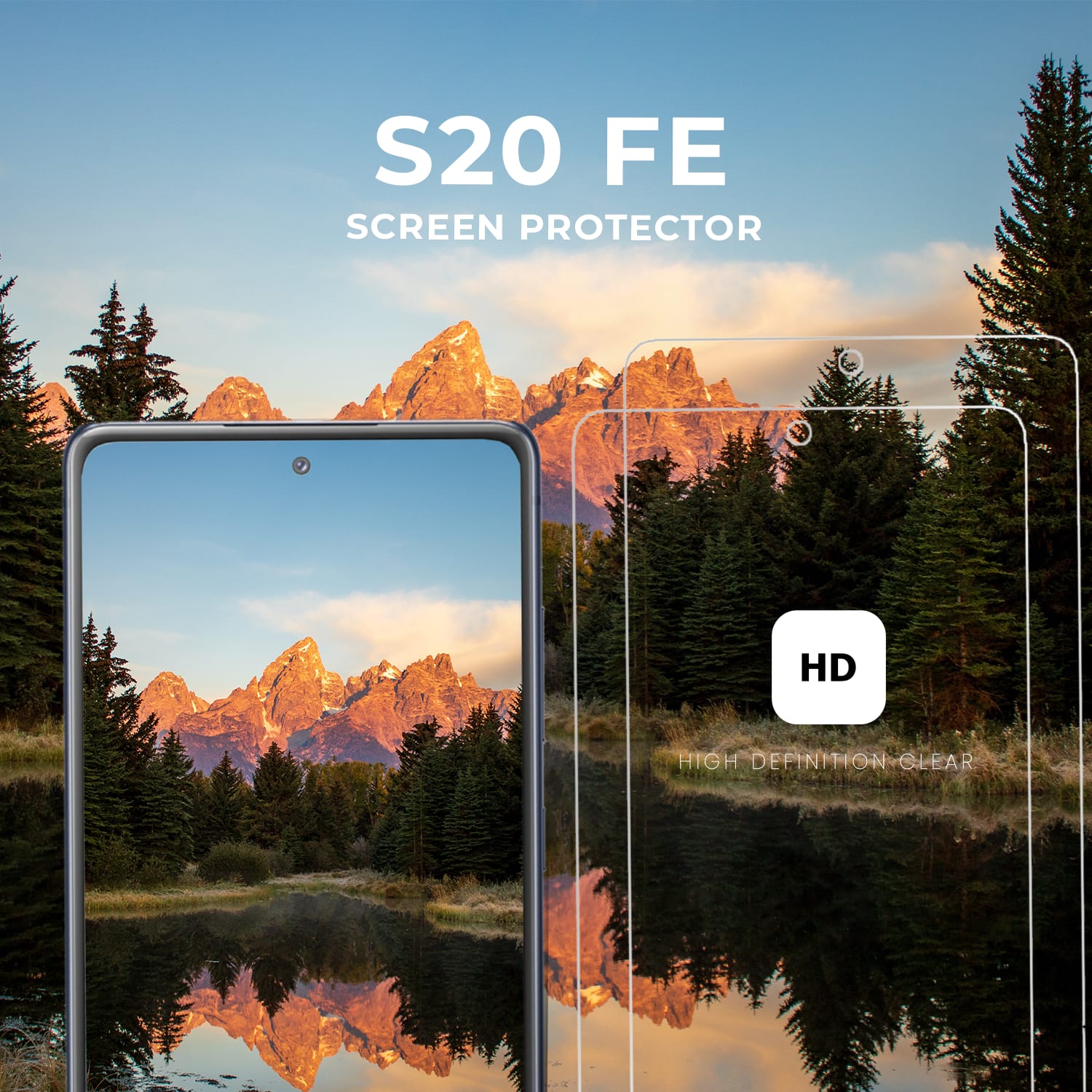 2-PACK Samsung S20 FE - 9H Härdat Glass - Super Kvalitet 3D skärmskydd