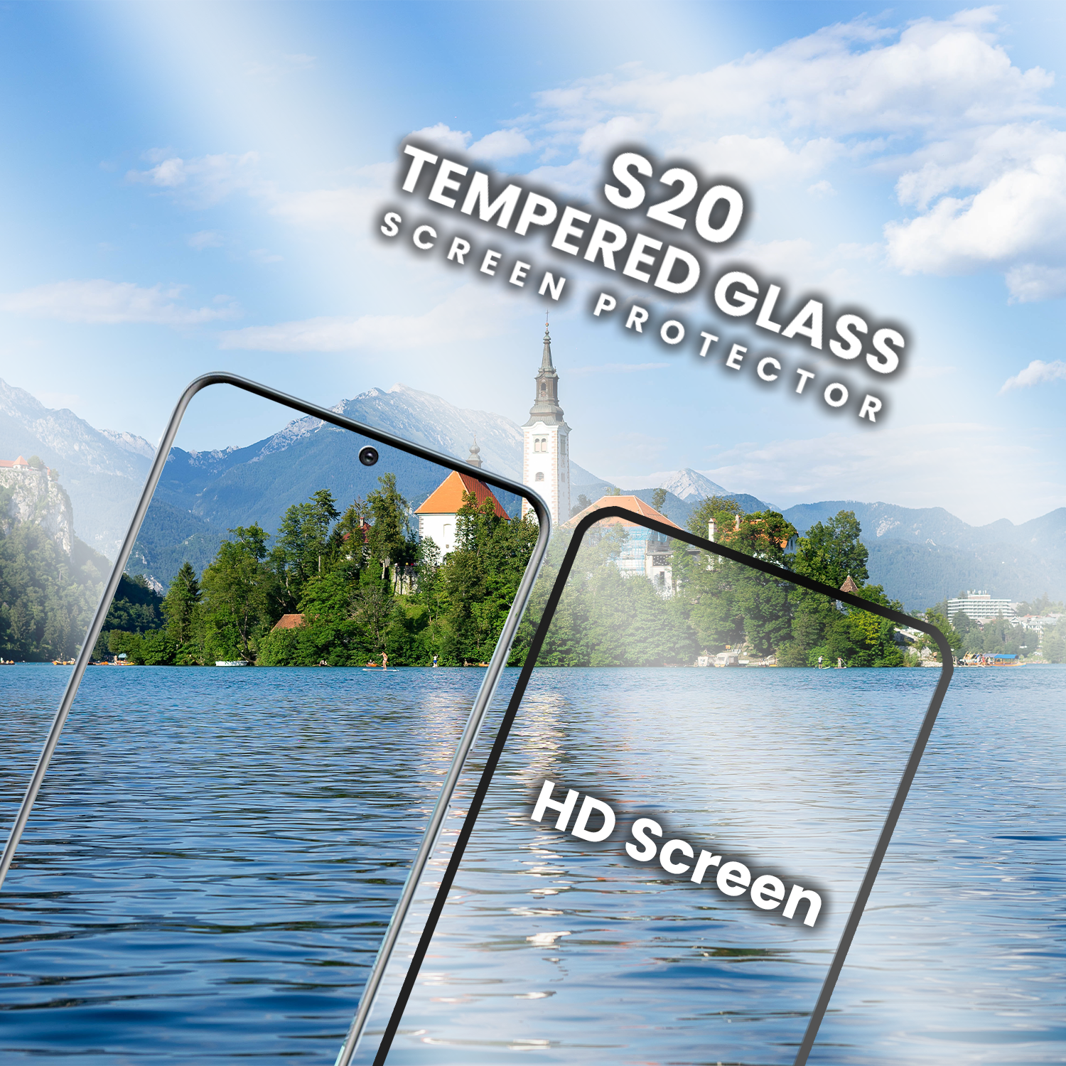 Samsung S20 - 9H Härdat Glass - Super Kvalitet 3D skärmskydd