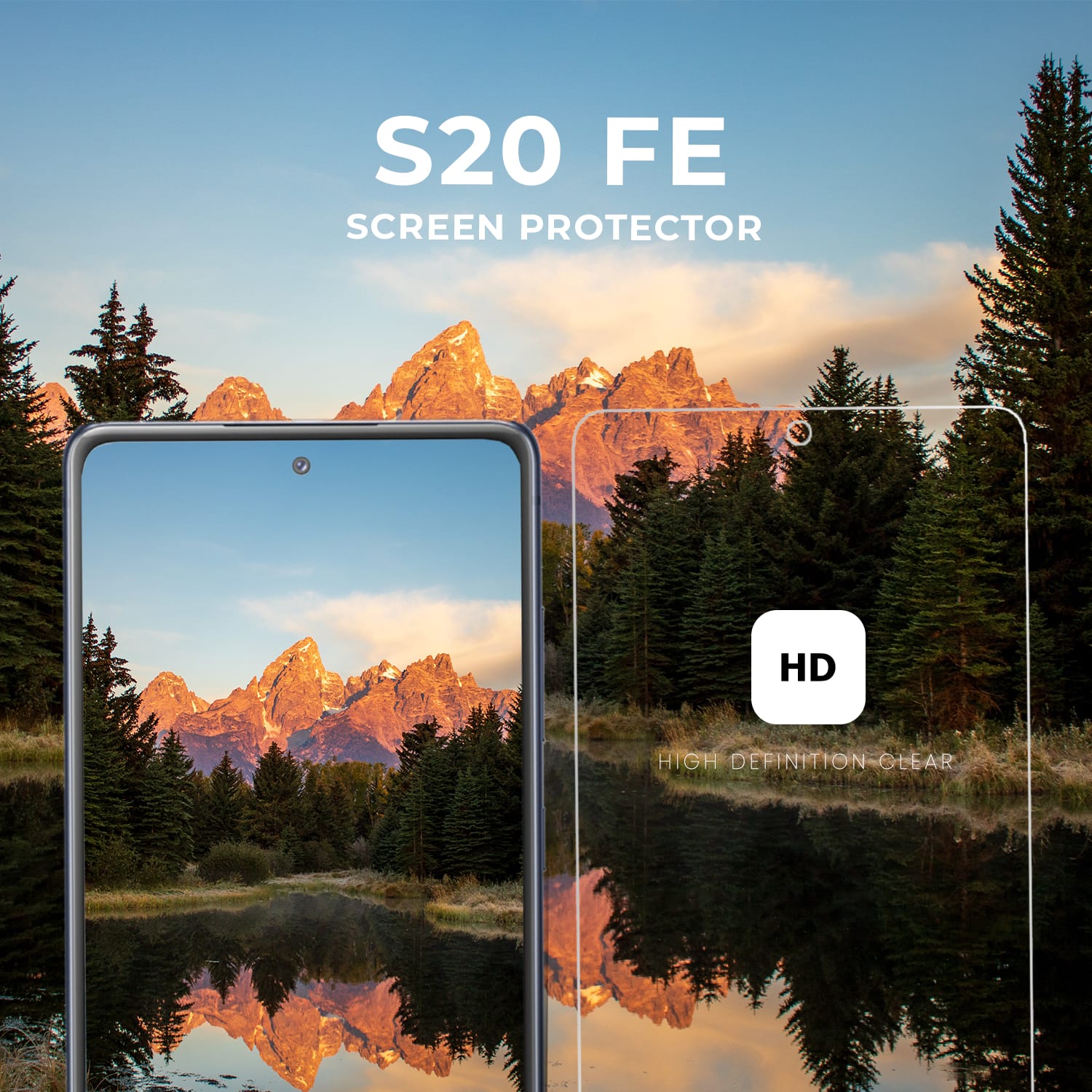 Samsung S20 FE - 9H Härdat Glass - Super Kvalitet 3D skärmskydd
