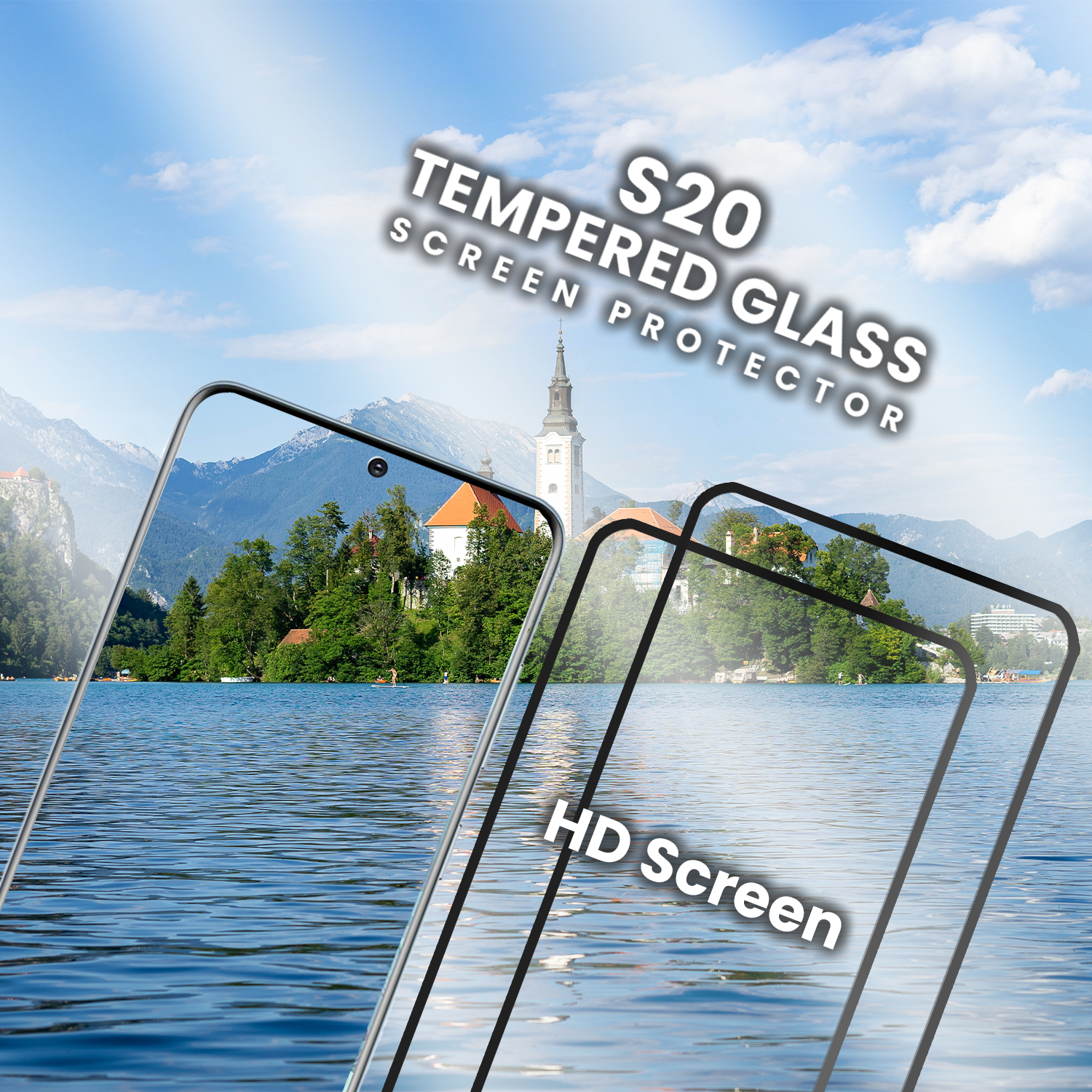 2-PACK Samsung S20 - 9H Härdat Glass - Super Kvalitet 3D skärmskydd
