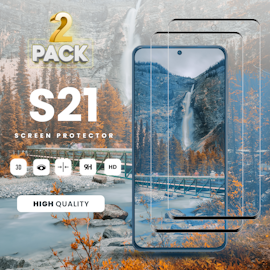 2-PACK Samsung Galaxy S21 - Härdat Glas 9H - Super Kvalitet 3D