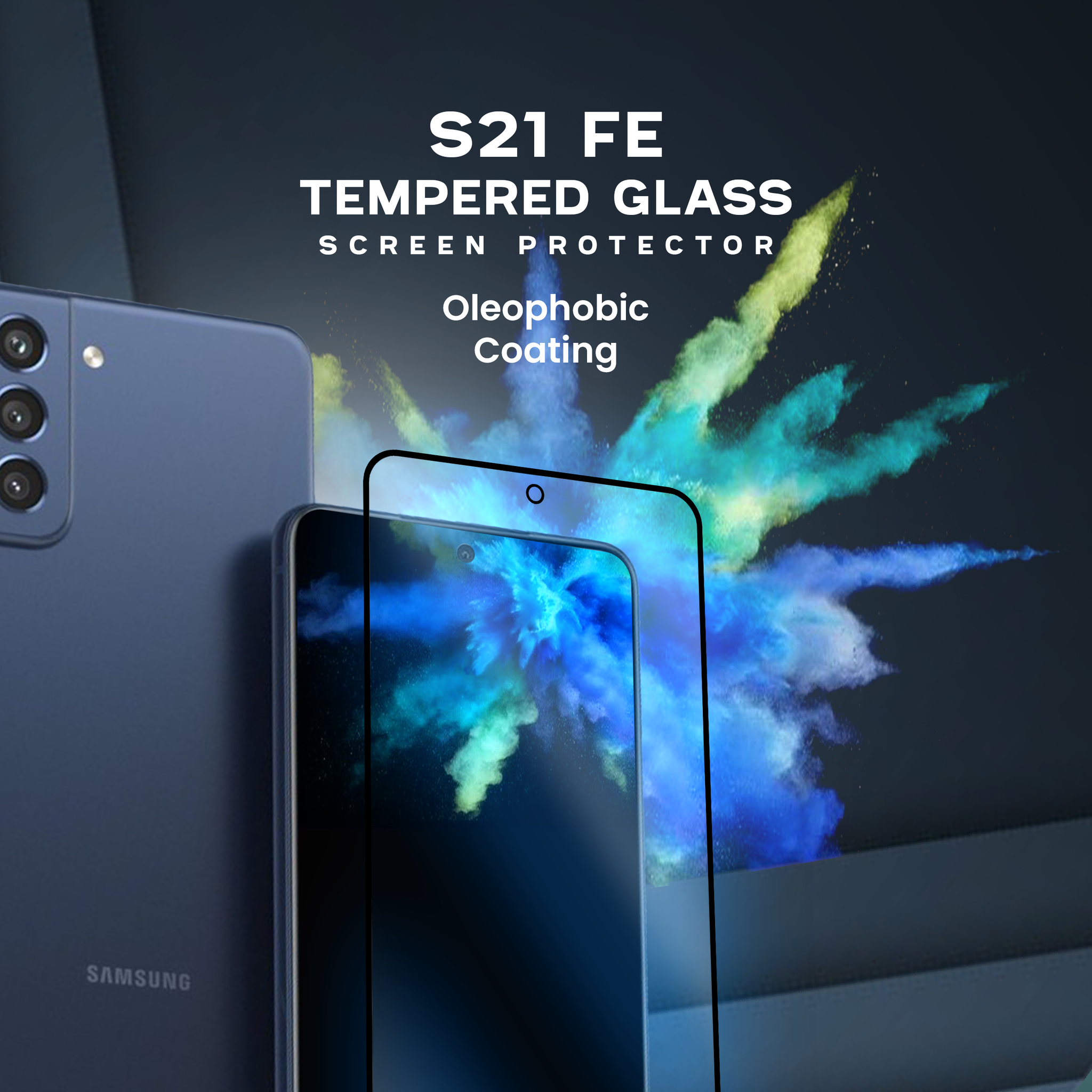 Samsung S21 FE - Härdat Glass 9H - Super Kvalitet 3D
