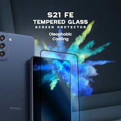 Samsung S21 FE - Härdat Glass 9H - Super Kvalitet 3D
