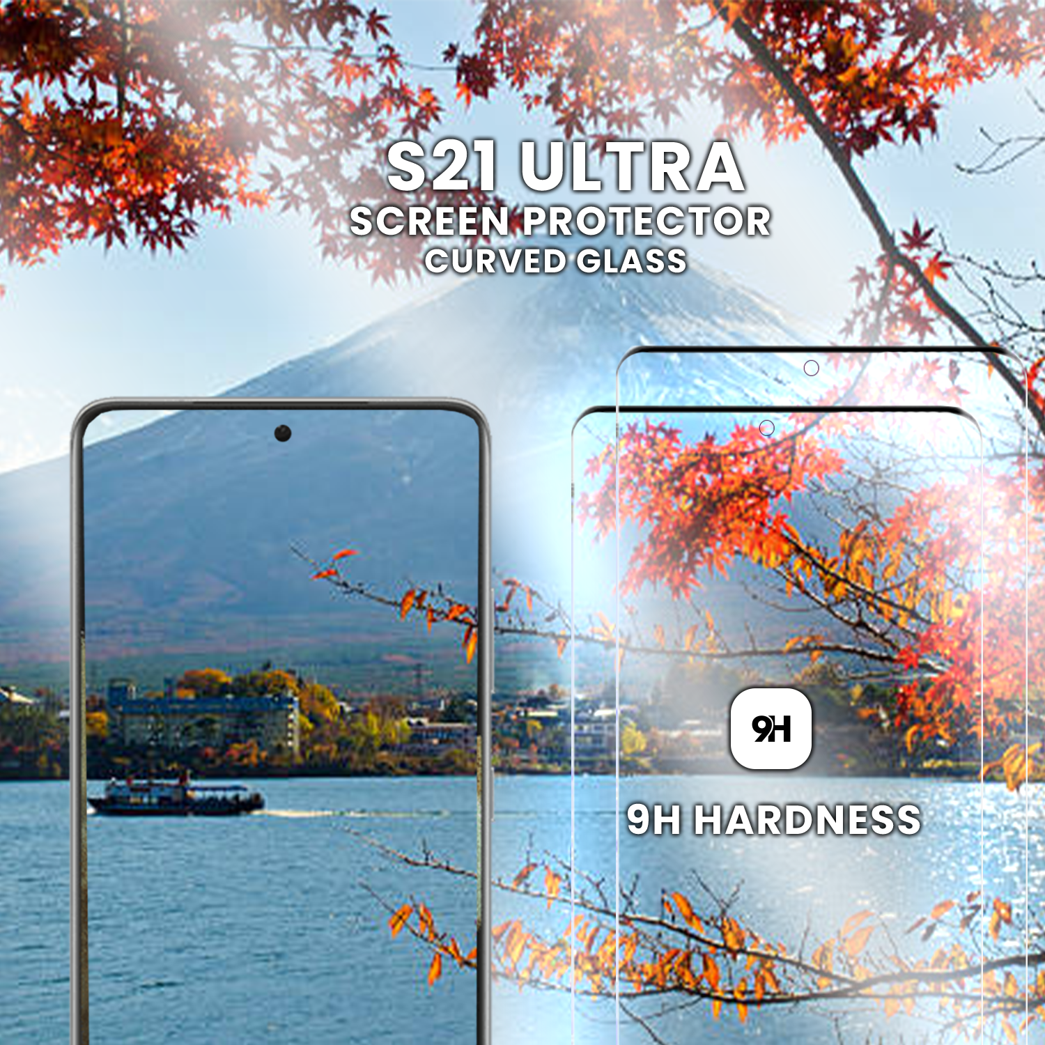 2-pack Samsung Galaxy S21 Ultra - Härdat Glas 9H - Super Kvalitet 3D