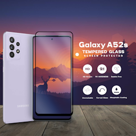 Samsung Galaxy A52s -Härdat glas 9H-Super kvalitet 3D Skärmskydd