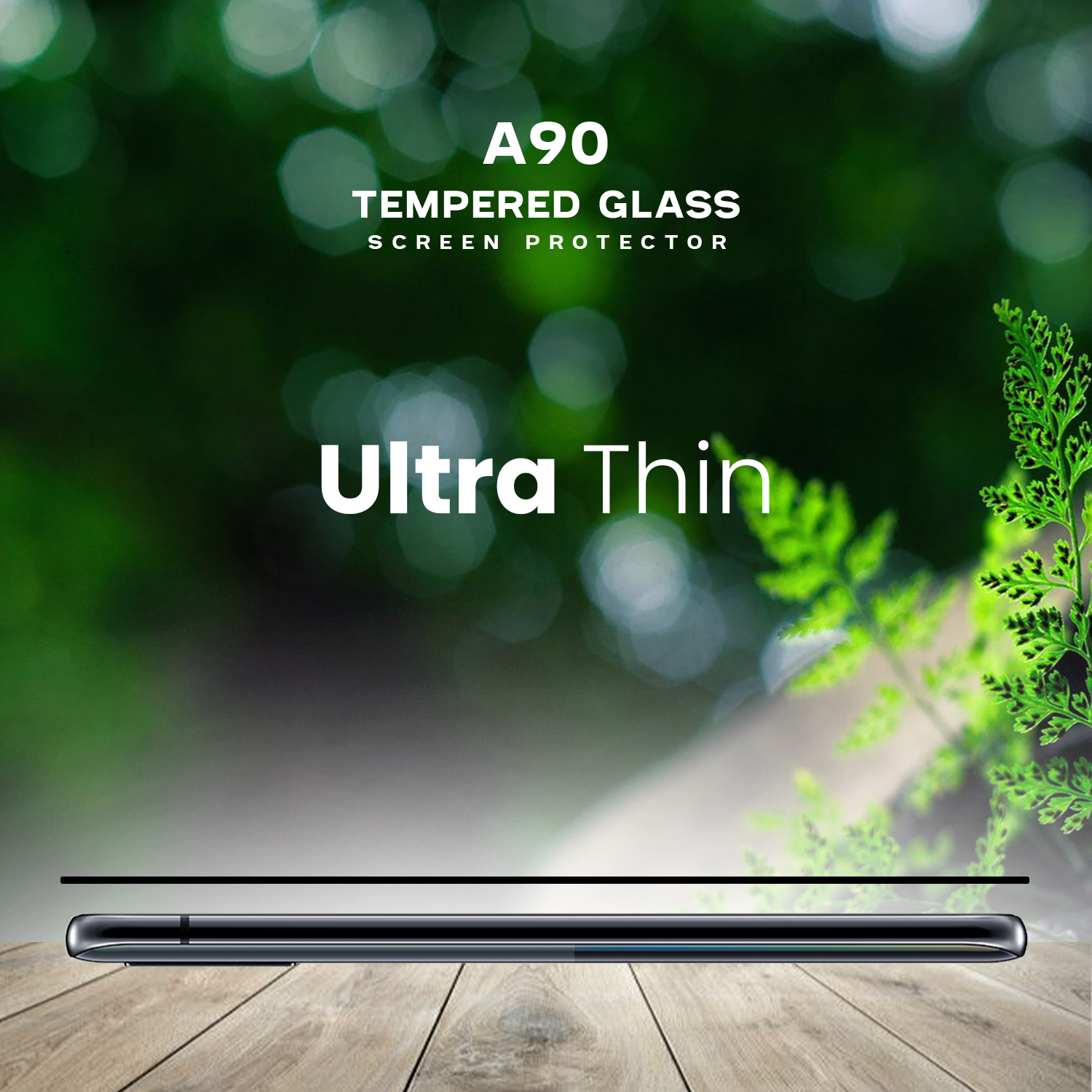 Samsung Galaxy A90 - Härdat glas 9H-Super kvalitet 3D Skärmskydd