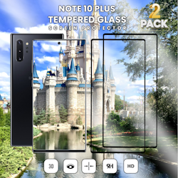 2-pack Samsung Galaxy Note 10 Plus - Härdat glas 9H-Super kvalitet 3D