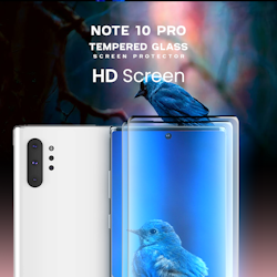 2-PACK Samsung Galaxy Note 10 Pro -Härdat glas 9H –3D Super kvalitet