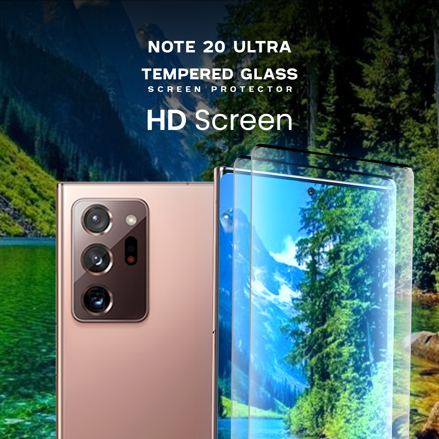 2-PACK Samsung Galaxy Note 20 Ultra - Härdat glas 9H - Super kvalitet