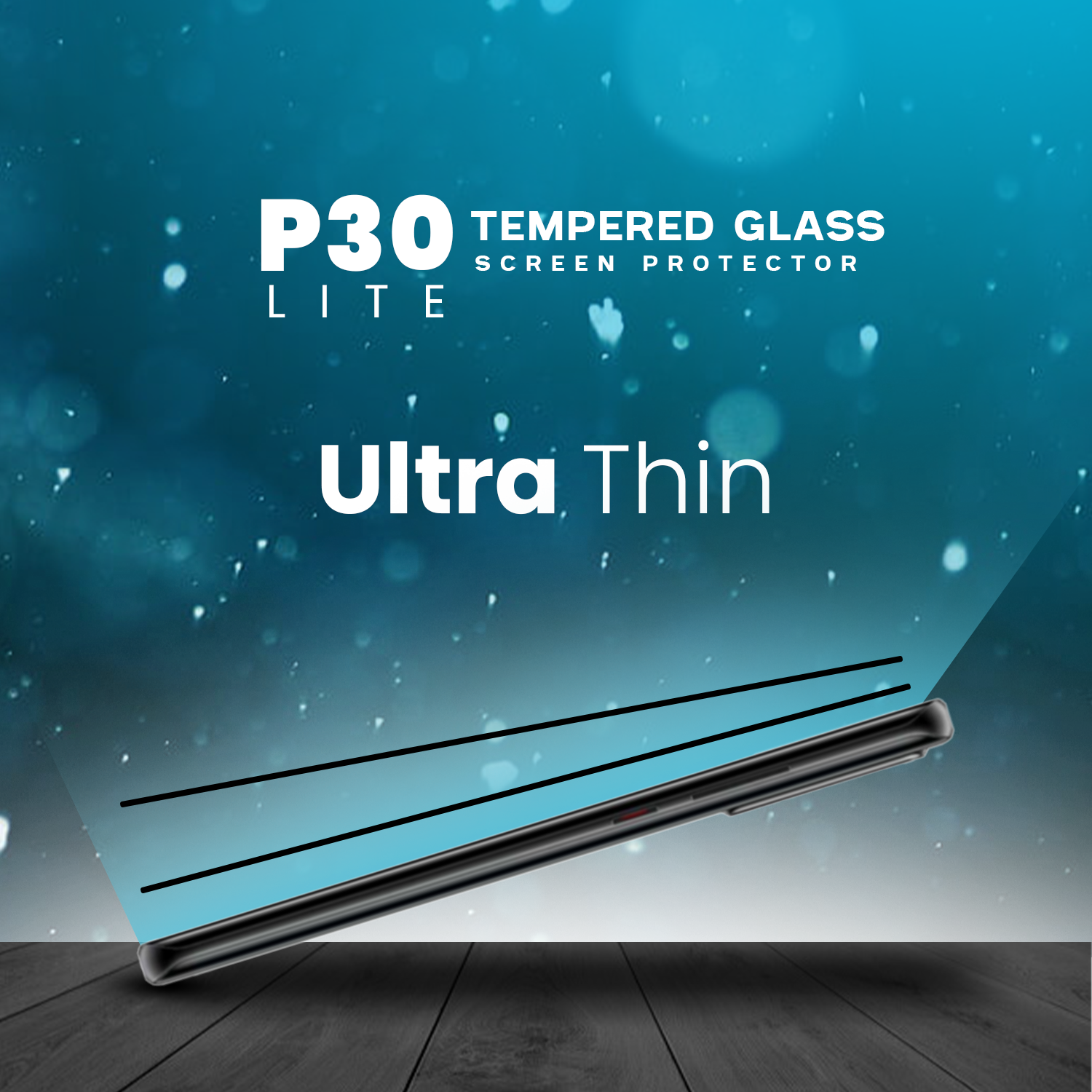 2-PACK Huawei P30 Lite - Härdat glas 9H – 3D Super kvalitet