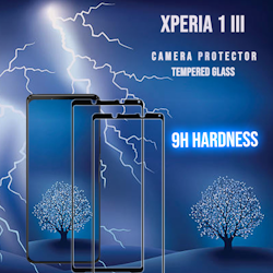 2 Pack Sony Xperia 1 III - 9H Härdat Glass - Super kvalitet 3D