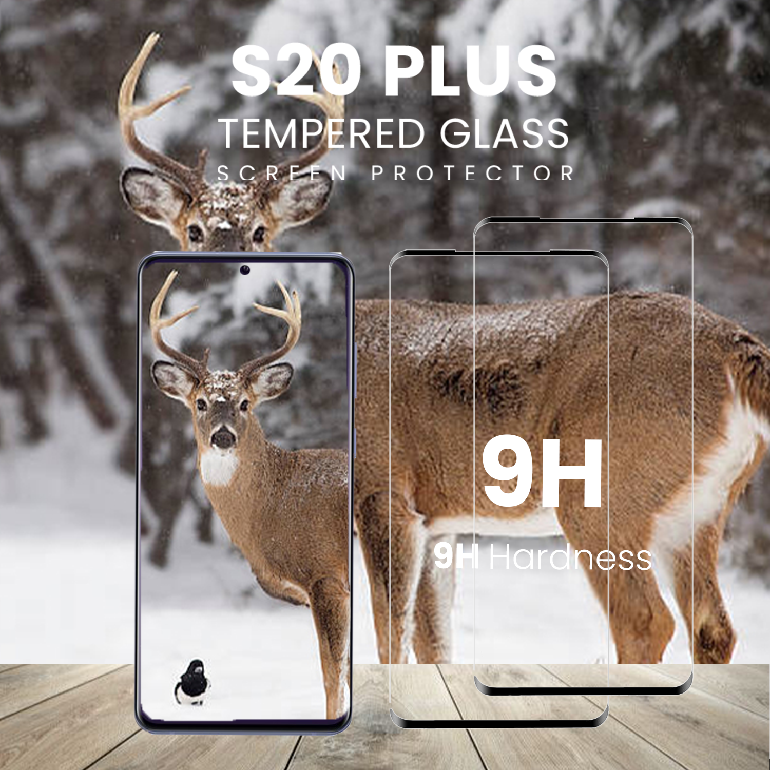 2-Pack Samsung S20 PLUS - 9H Härdat Glass - 3D Super Kvalitet