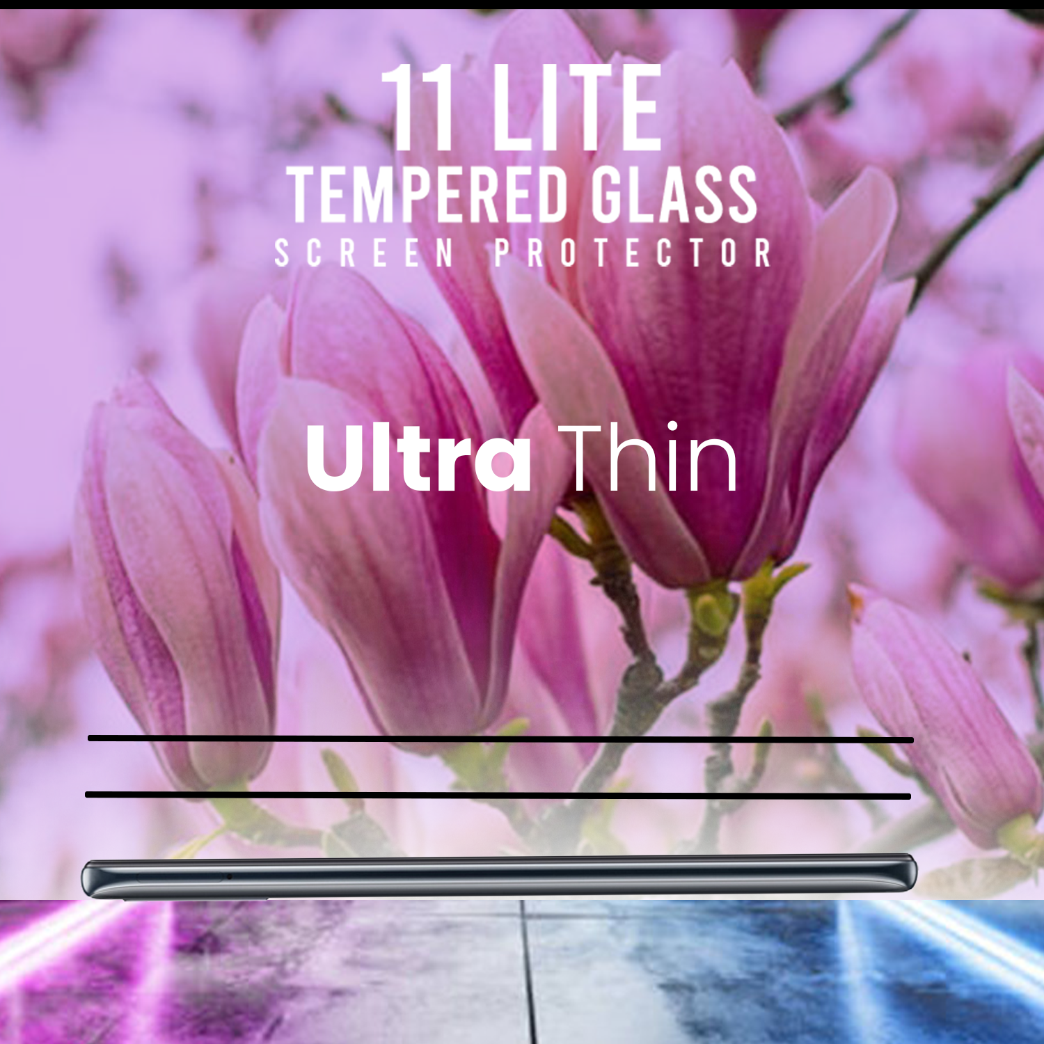 2-pack Xiaomi 11 Lite - 9H Härdat Glass - Super kvalitet 3D