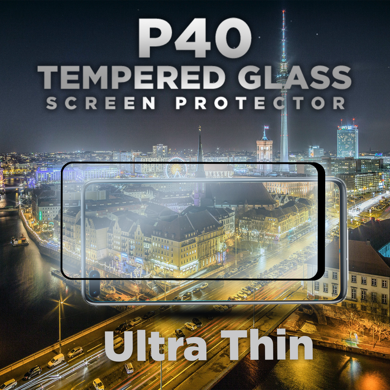 Huawei P40 - Härdat glas 9H – 3D Super kvalitet