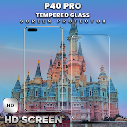 Huawei P40 Pro - Härdat glas 9H – 3D Super kvalitet