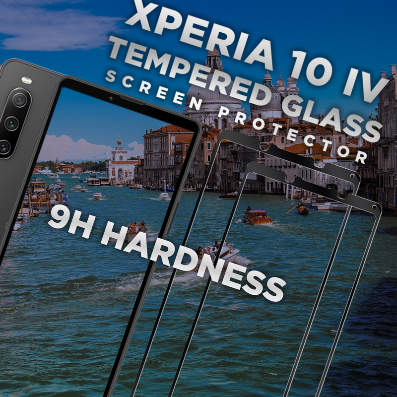 2 Pack Sony Xperia 10 IV - 9H Härdat Glass - Super kvalitet 3D