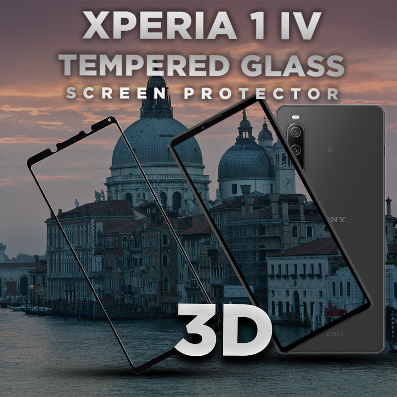 Sony Xperia 1 IV - 9H Härdat Glass - Super kvalitet 3D
