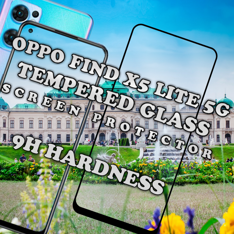 OPPO FIND X5 Lite 5G - 9H Härdat Glass - Super kvalitet 3D