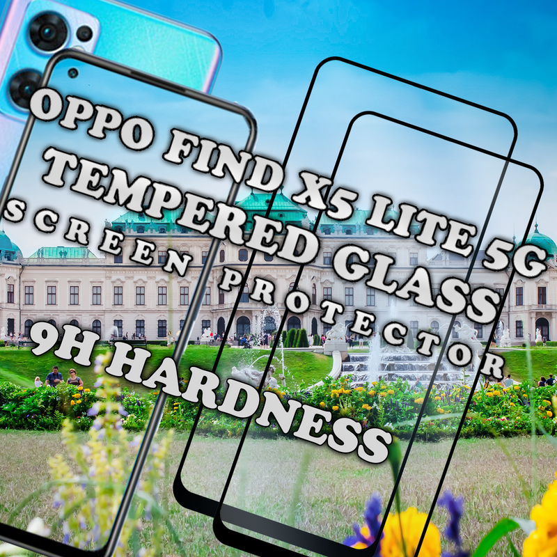 2 Pack OPPO FIND X5 Lite 5G - 9H Härdat Glass - Super kvalitet 3D