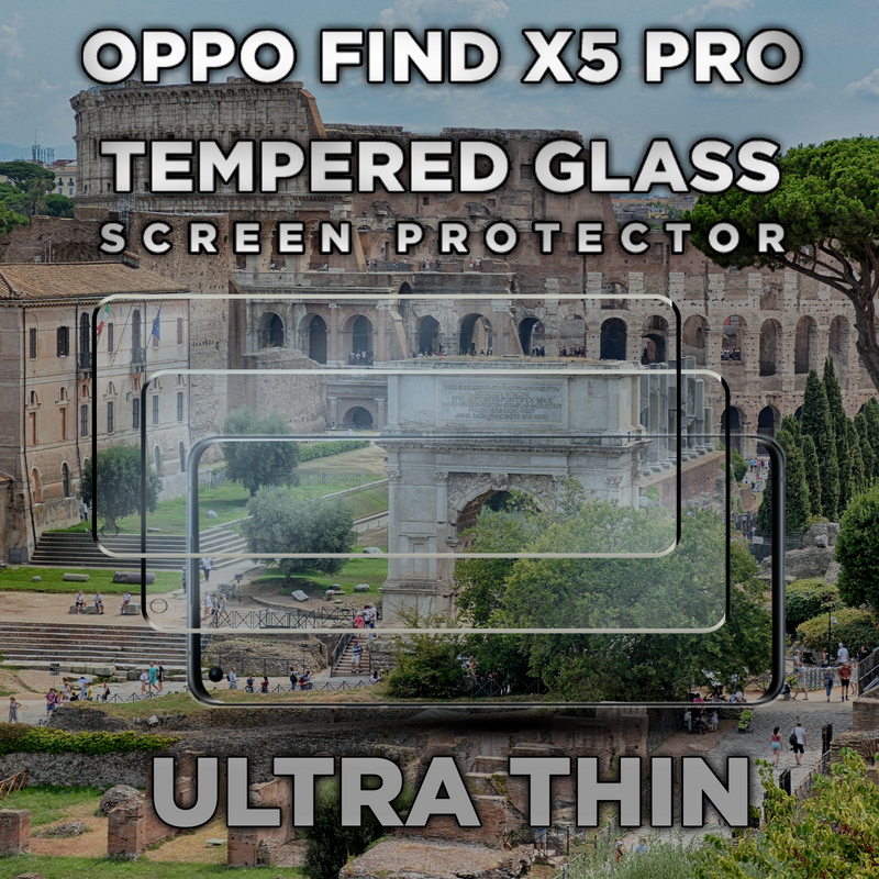2 Pack OPPO FIND X5 PRO - 9H Härdat Glass - Super kvalitet 3D