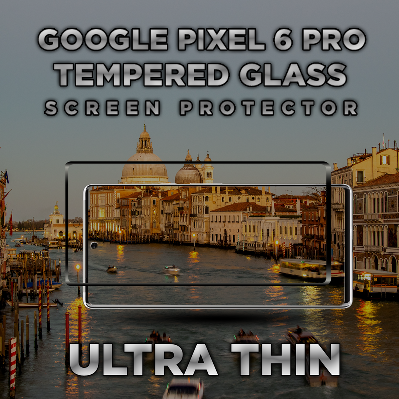 Google Pixel 6 Pro -  9H Härdat Glass - Super kvalitet 3D