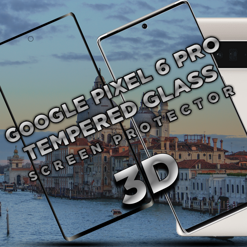 Google Pixel 6 Pro -  9H Härdat Glass - Super kvalitet 3D