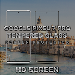 Google Pixel 7 Pro - 9H Härdat Glass - Super kvalitet 3D