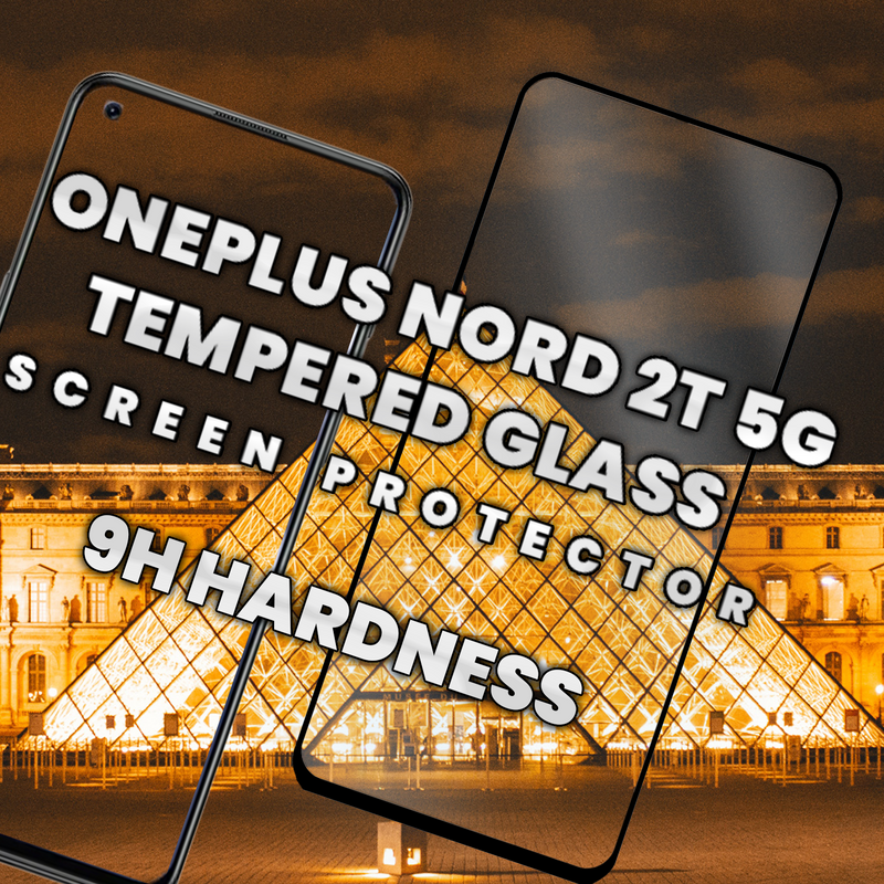 OnePlus Nord 2T 5G -  9H Härdat Glass - Super kvalitet 3D