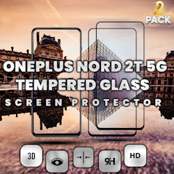 2 Pack OnePlus Nord 2T 5G -  9H Härdat Glass - Super kvalitet 3D