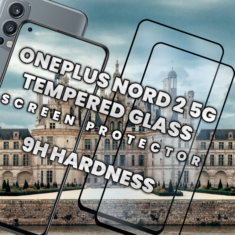 2 Pack OnePlus Nord 2 5G - 9H Härdat Glass - Super kvalitet 3D