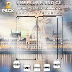 2 Pack OnePlus Nord CE 5G - 9H Härdat Glass - Super kvalitet 3D