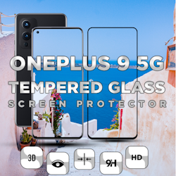 OnePlus 9 5G - 9H Härdat Glass - Super kvalitet 3D