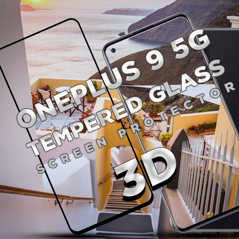 OnePlus 9 5G - 9H Härdat Glass - Super kvalitet 3D