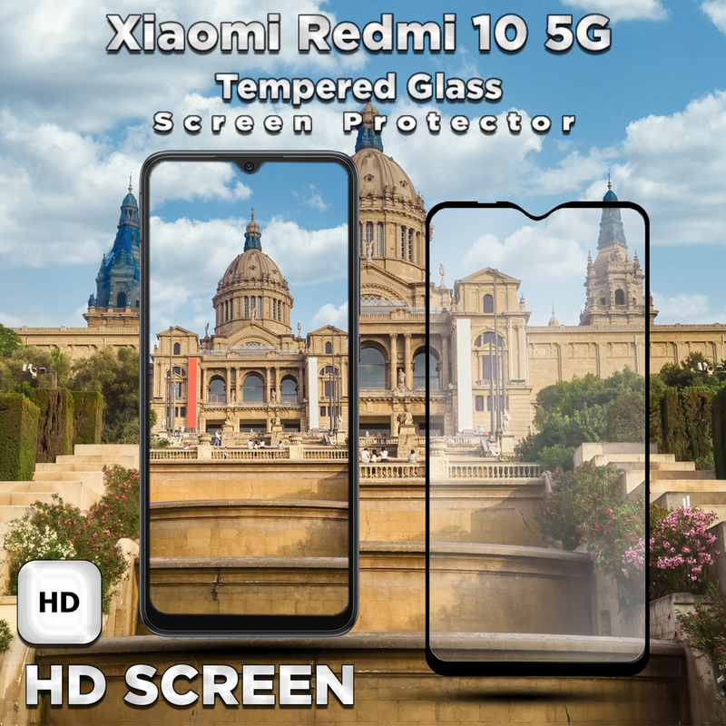 Xiaomi Redmi 10 5G - 9H Härdat Glass - Super kvalitet 3D