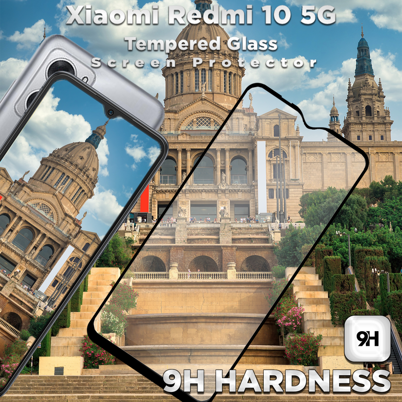 Xiaomi Redmi 10 5G - 9H Härdat Glass - Super kvalitet 3D