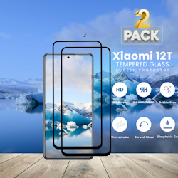 2 Pack Xiaomi 12T - 9H Härdat Glass - Super kvalitet 3D