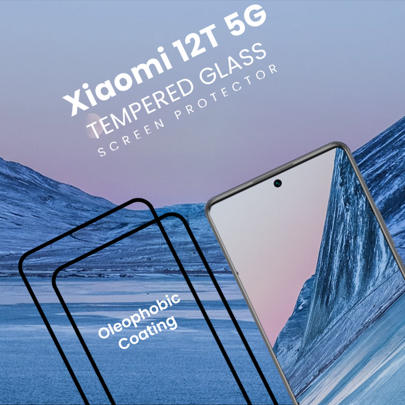 2 Pack Xiaomi 12T 5G - 9H Härdat Glass - Super kvalitet 3D