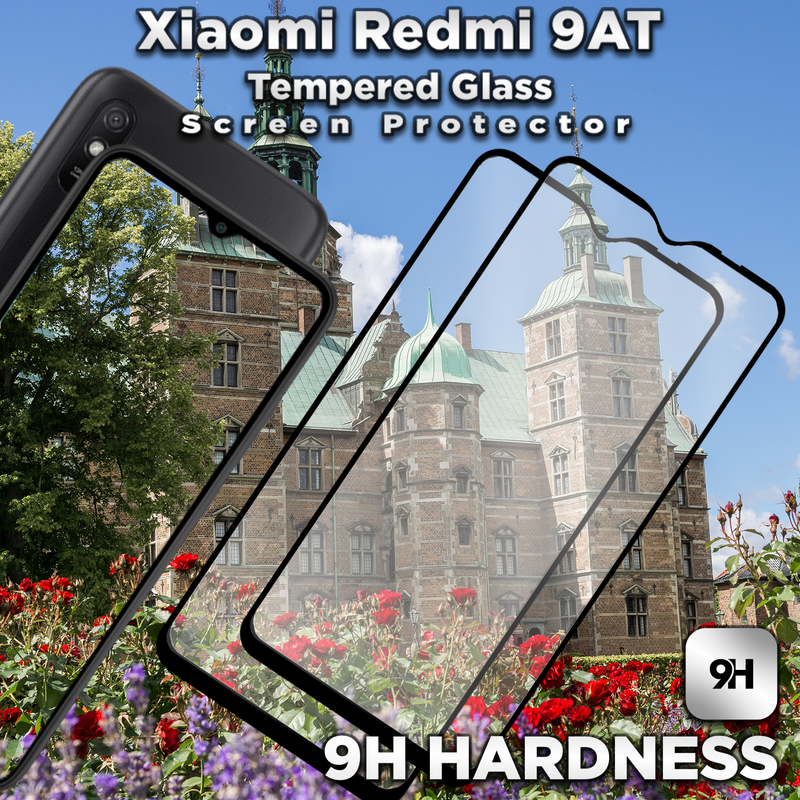 2 Pack Xiaomi Redmi 9AT - 9H Härdat Glass - Super kvalitet 3D
