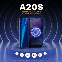 Samsung Galaxy A20s - Härdat Glas 9H - Super Kvalitet 3D Skärmskydd